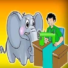 Image result for an elephant and a tailor story