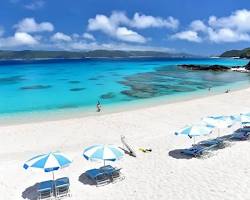 peaceful beach in Okinawaの画像