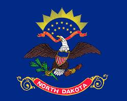 Image of North Dakota state flag