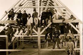 Image result for barn raising