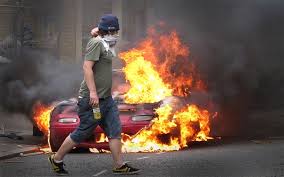 Image result for Riot at night