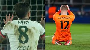 'Might be worse than Kinsky' - Furious Enzo Fernandez yells at Filip Jorgensen in Chelsea goalie's horror show vs PSG