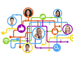 Imagen de diverse people connecting