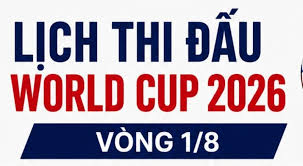 [Infographic] Lịch thi đấu 8 cặp đấu vòng 1/8 World Cup 2026