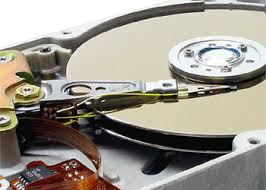 inside of a hard drive