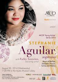 Soprano Stephanie Aguilar for MCOF Young Artists&#39; Series - CL-14-0820-MCOF-AGUILAR