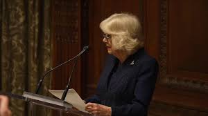 Queen Camilla visits New York Public Library to deliver Roo doll during trip to NYC