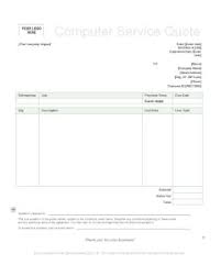 Computer Service Quote Template | Free Quotation Templates - Estimate via Relatably.com