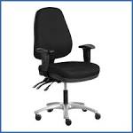 Ergonomisessa työtuolissa korkeus