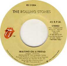 Image result for waiting on a friend rolling stones 45