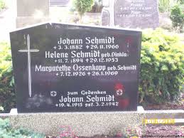 Grab von Helene Schmidt (geb. Dinkla) (11.07.1894-29.12.1953 ...