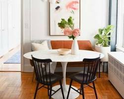 Image of nesting tables in an NYC apartment