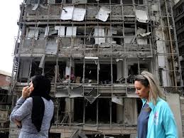 The aftermath of ongoing Israeli and US strikes on Iran’s capital, Tehran