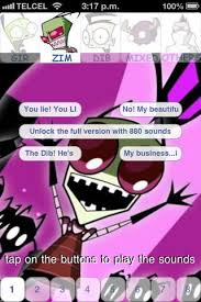 Gir Invader Zim Dib Gaz - 880 Sounds And Quotes soundboard free ... via Relatably.com