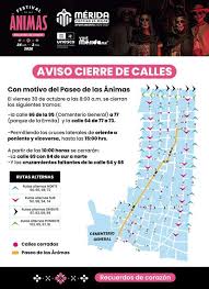 Cierres viales por el paseo de las ánimas