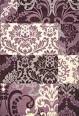 Flair Rugs Element Warwick Damask Rug, BlackPurple, 1x 250