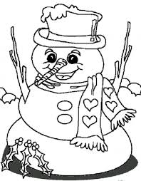 Image result for coloring book snowmen