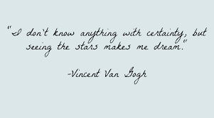 Vincent Van Gogh Quote — Sarah Meder via Relatably.com