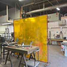 New 6x8 orange Tillman welding curtain is made of 14 mil ...