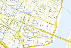 Lower East Side Stadtplan mit Luftbild und Unterkünften von New York - stadtplan-lower-east-side-2
