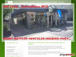 Fahrradhaus Wolf Inh. Lothar Bachmann | Reparado