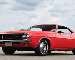 Dodge Challenger R/T car, year 1970