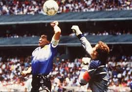 Image result for Maradona's girlfriend scores first-ever goal - with her hand!