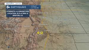 Magnitude 4.0 earthquake strikes southern Colorado near Trinidad