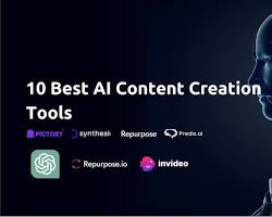 Image of AI content creation tool