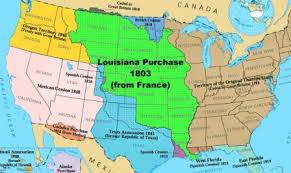 Image result for 1803 - The U.S. purchased the Louisiana Territory from France for $15 million.