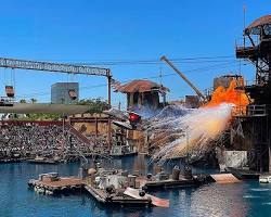 Waterworld  The Live Show! stunt show, Universal Studios Japanの画像