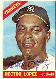 Hector Lopez Autograph on a 1966 Topps (#177) - hector_lopez_autograph
