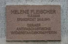 Gedenktafel Helene Fleischer