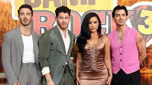 Demi Lovato reunites with Jonas Brothers for 'Camp Rock 3' premiere and cameo