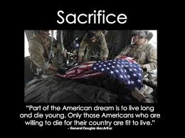 Military Sacrifice Quotes. QuotesGram via Relatably.com