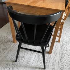 Wooden Barrel Dining Chair Black - Threshold™, Assembly Required : Target