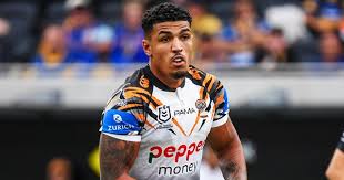 Rugby league match action shot