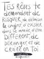 Les citations sur tre diff rent - Mon Po