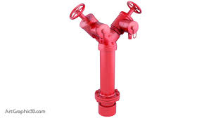 Emergency Fire Hydrant 3D Model - Download