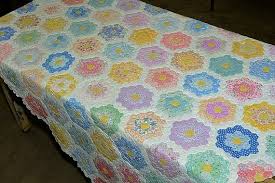 Résultat de recherche d'images pour "grandmothers flower garden quilt"
