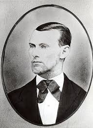 A wedding portrait of legendary outlaw Jesse James taken before his marriage in 1874 - article-2507310-1968CD3E00000578-945_306x423