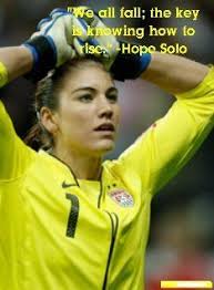 Hope Solo on Pinterest | Abby Wambach, Alex Morgan and Usa Women&#39;s ... via Relatably.com