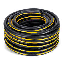 Black & yellow general workshop reinforced rubber air hose