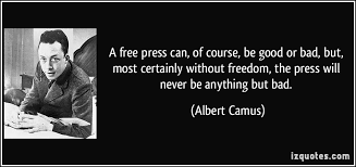 A free press can, of course, be good or bad, but, most certainly ... via Relatably.com