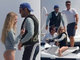 Sydney Sweeney Flashes Bum During Yacht Day with Scooter Braun