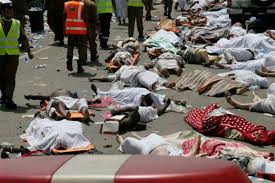 Image result for 717 Die In Deadliest Hajj Stampede Since 2006