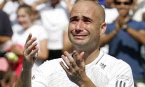 Andre Agassi seems strangely – or perhaps not so strangely – close to tears as he bows out of his final grand-slam tournament, the 2006 US Open. - Andre-Agassi-001