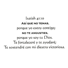 ISAIAH 41:10 in SPANISH Unmounted bible verse rubber stamp No.11 ... via Relatably.com