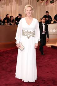 'Hacks' Star Jean Smart Wears Flowing White Gown at the 2026 Golden Globes