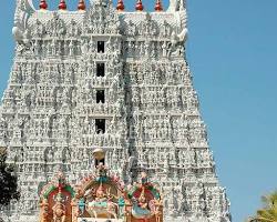 Image of Gopurams of Suchindram Shree Thanumalayan Swamy Temple